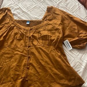 Old Navy Women's Tan Blouse